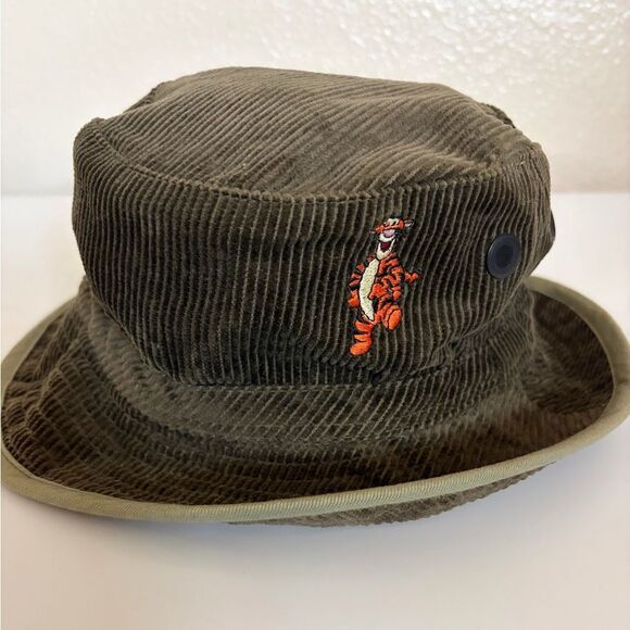 Vintage Disney Tigger Bucket Hat 90’s/Y2K Embroidered 100% Cotton Corduroy Adult main image 5